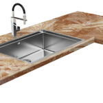 Столешница из литьевого мрамора: прекрасно впишется в любой интерьер и украсит его