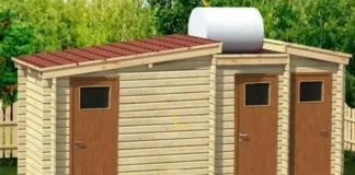 Хозблок для дачи с душем и туалетом: преимущества