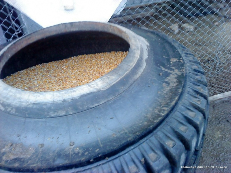 Зернохранилище из колёс — даром, шикарно и Микки Маусами не пахнет