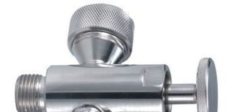 Держатель уровнемера нижний с пробоотборником