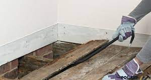 С чего начать демонтаж пола?