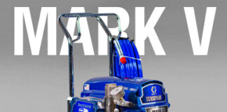 Применение окрасочного аппарата с электроприводом