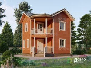 Строительство дома 6х6 из бруса