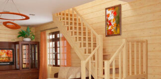 Правила выбора и установки деревянной лестница на второй этаж