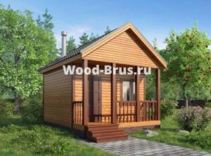 Особенности бани из бруса
