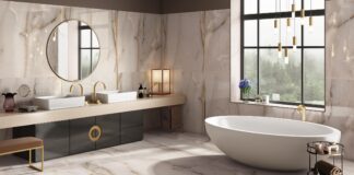 Керамогранит в интерьере квартиры