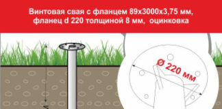 В чем особенности оцинкованных винтовых свай с фланцем