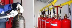 В каких случаях необходимо проведение обслуживания системы газового пожаротушения
