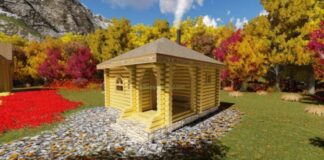 Искусство строительства: красота и прочность срубов бани из лиственницы