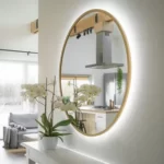Овальные зеркала в дизайне интерьера: эстетика, стиль и практические преимущества использования