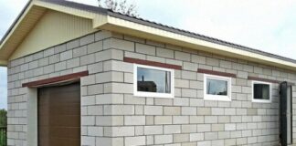 Строительство гаража из пеноблоков: делаем своими руками